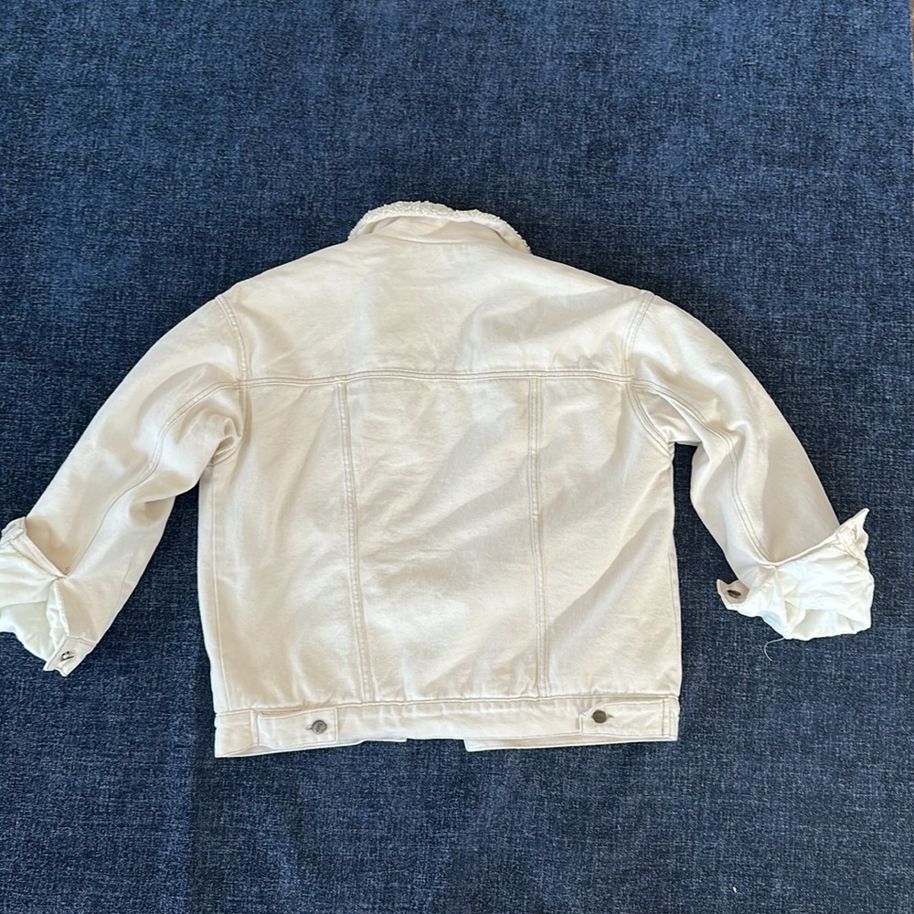 White Denim Jacket Second Earth - image 7